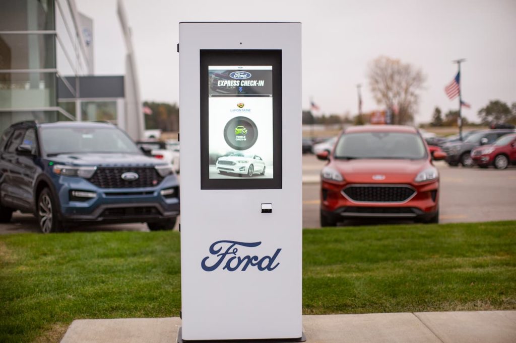 Ford dealership kiosk