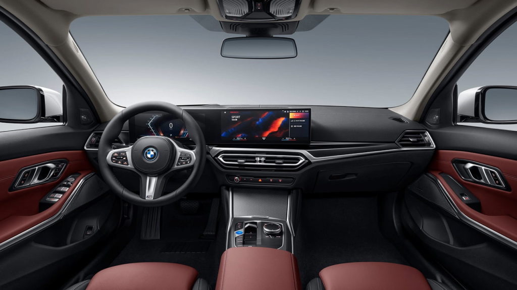 BMW i3 electric sedan cabin
