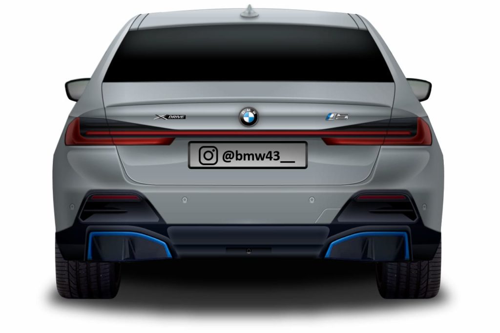 BMW i5 rear rendering