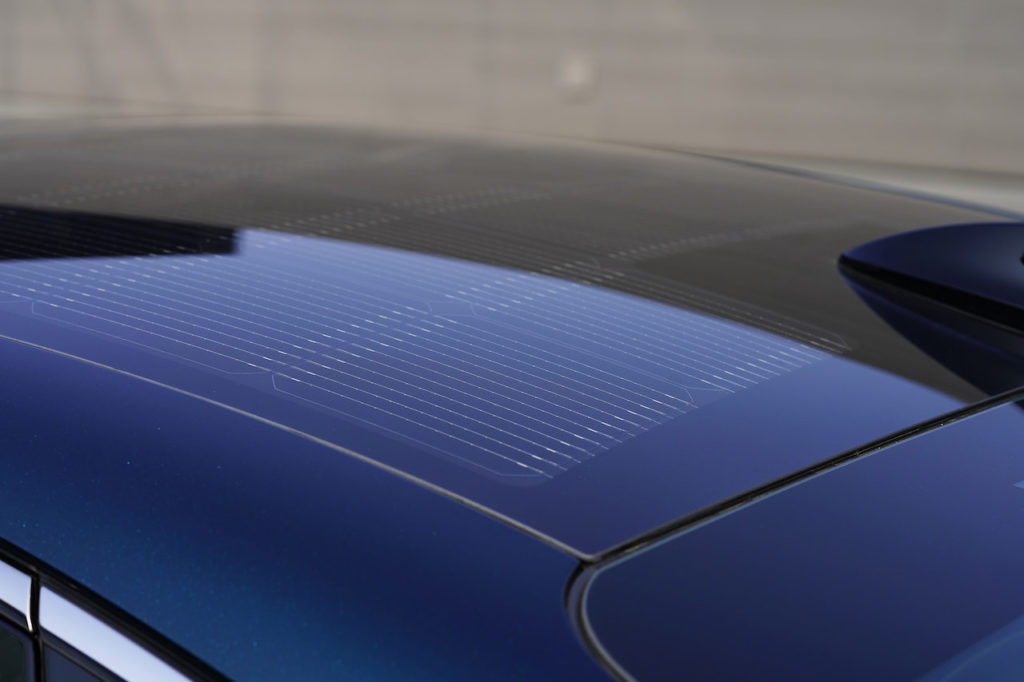 Genesis Electrified G80 solar roof
