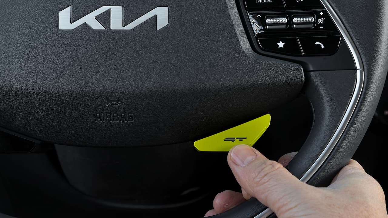 Kia EV6 GT steering wheel