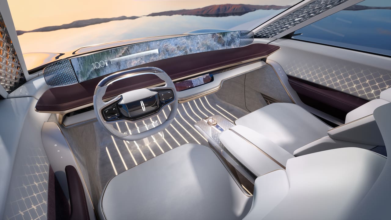 Lincoln Star concept interior dashboard