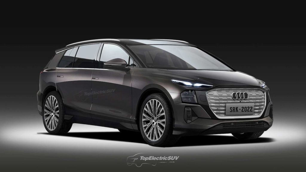 Electric Audi van rendering