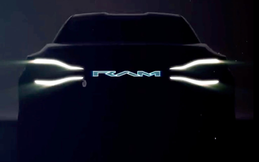 Ram 1500 Electric Truck concept teaser