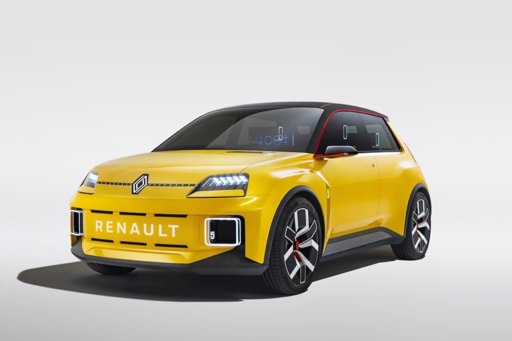 Renault 5 electric front three quarter