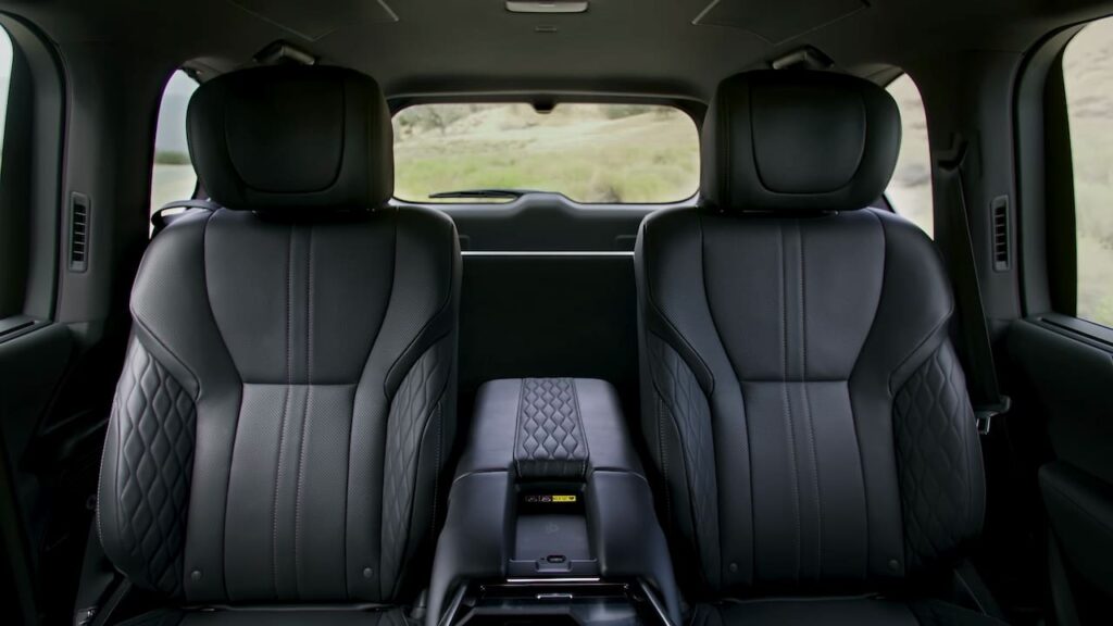 2023 Lexus LX Ultra Luxury rear seats