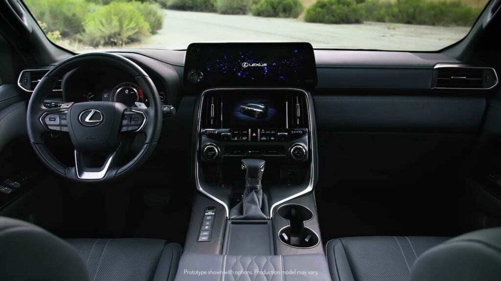 2023 Lexus LX interior dashboard
