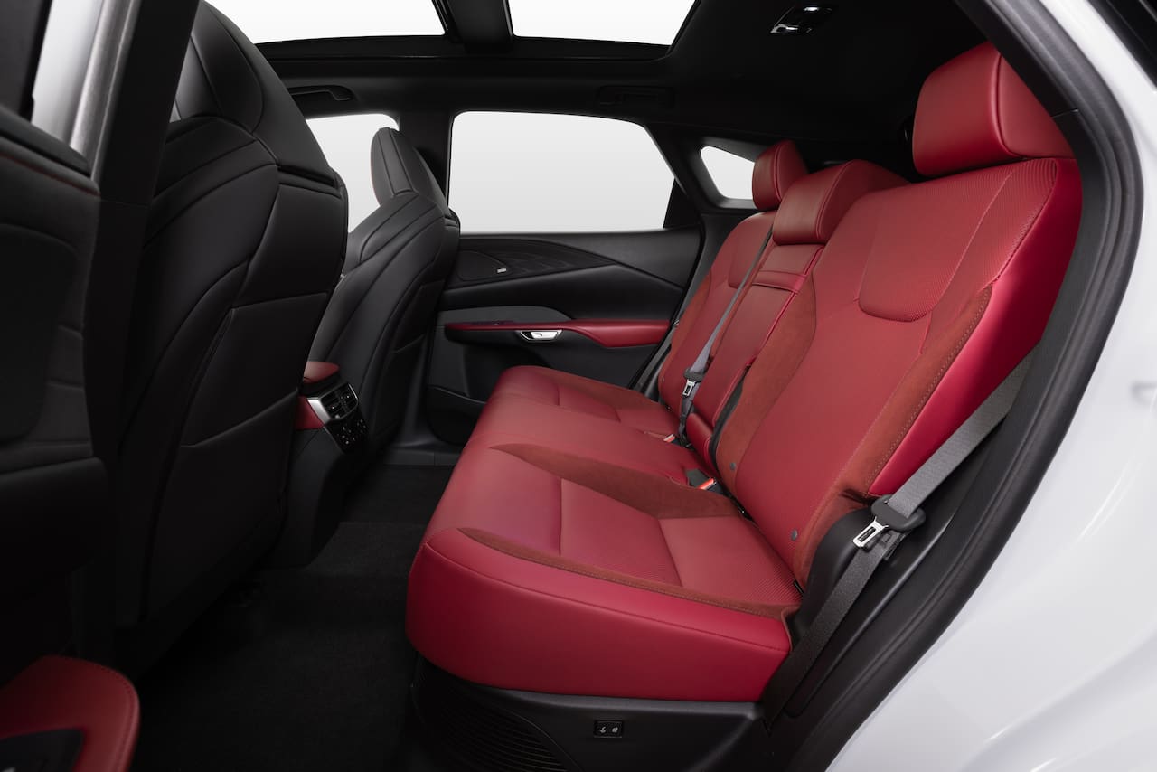 2023 Lexus RX 500h rear seats