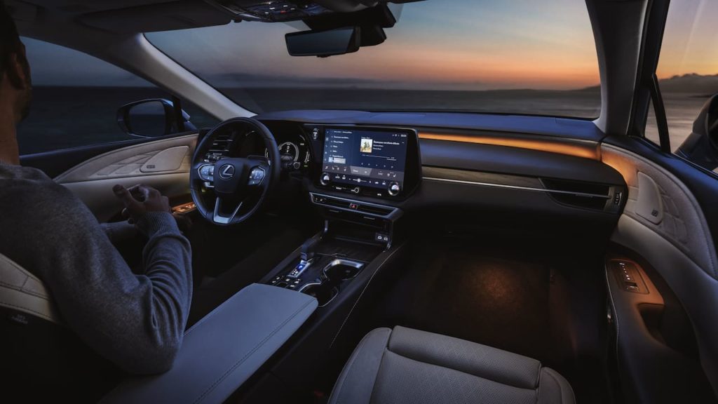 2023 Lexus RX interior dashboard