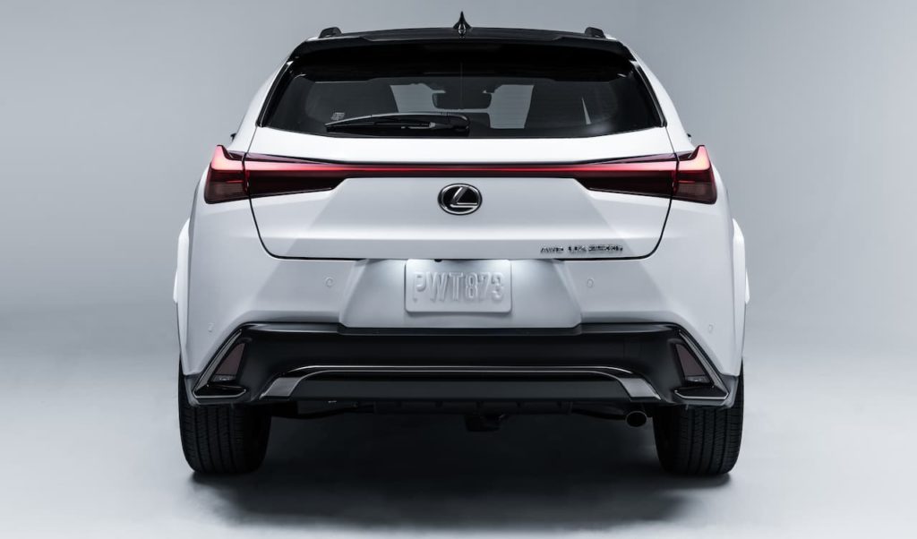 2023 Lexus UX Hybrid rear view angle