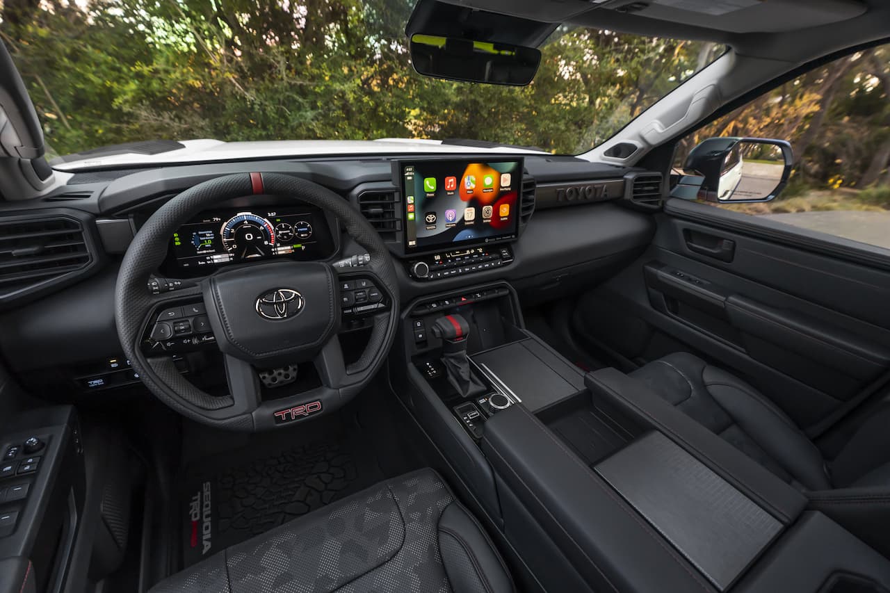 2023 Toyota Sequoia TRD interior dashboard