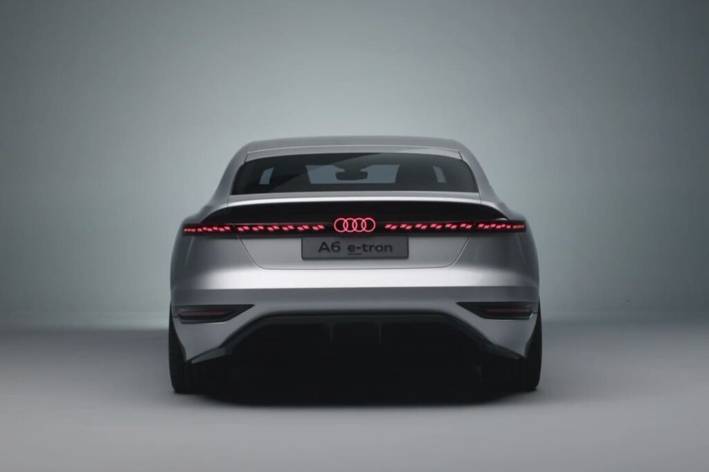 Audi A6 e-tron concept rear live image