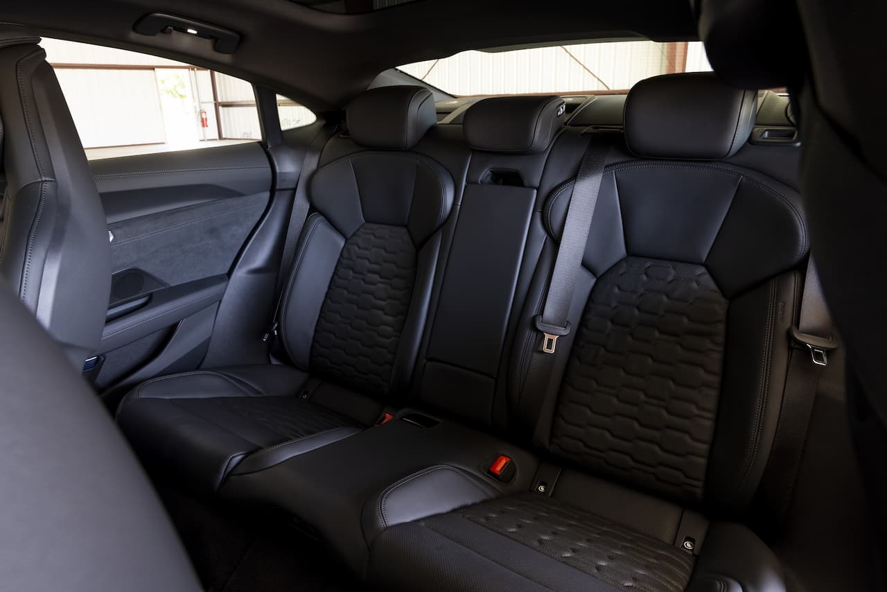 Audi e-tron GT rear seats