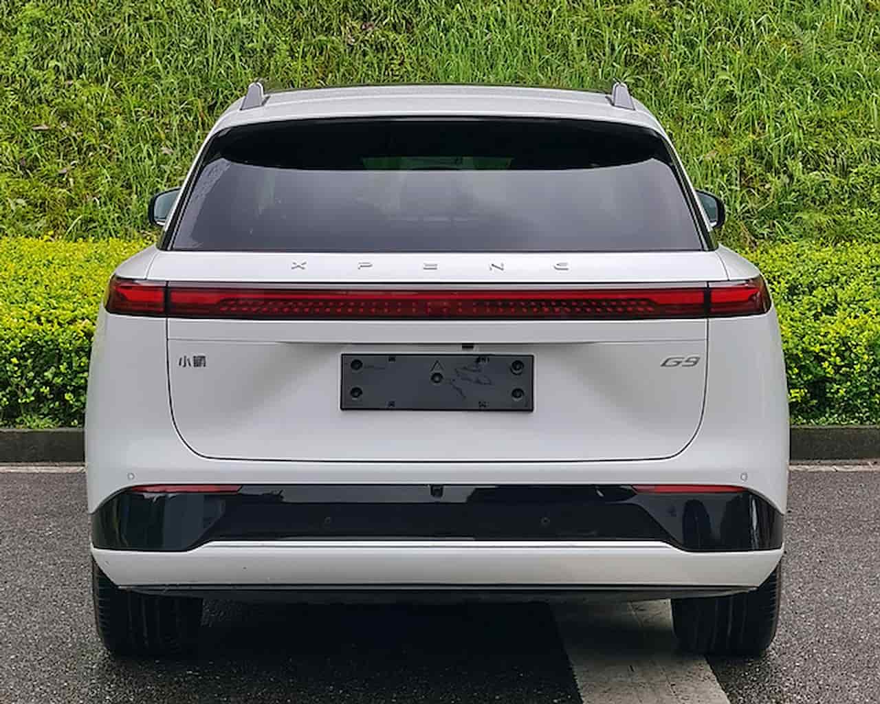 Xpeng G9 rear live image new
