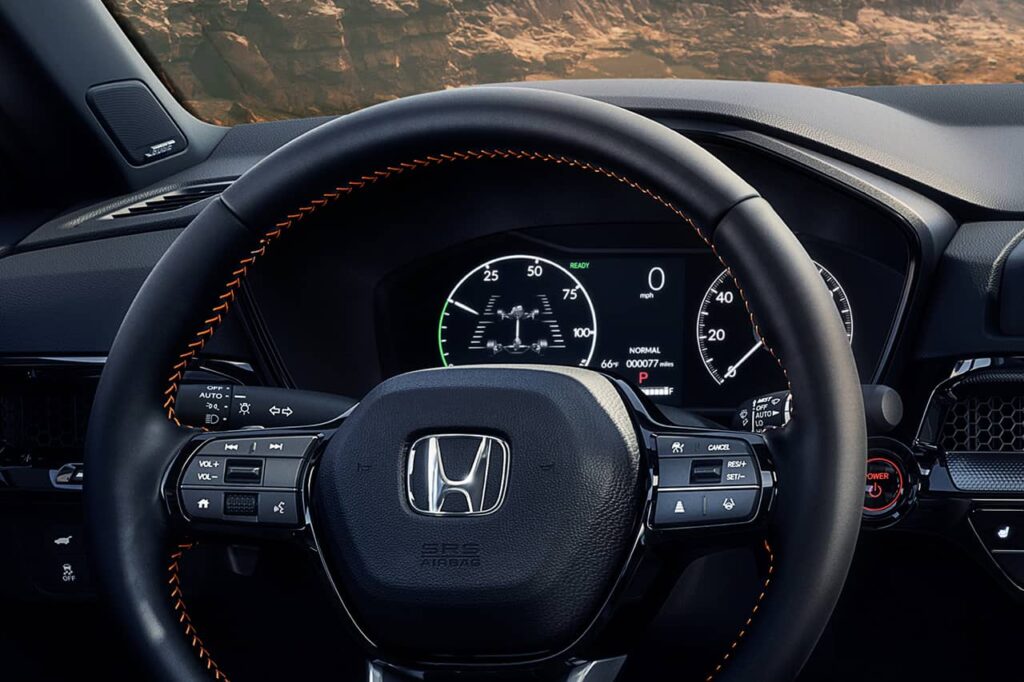 New Honda CR-V instrument cluster