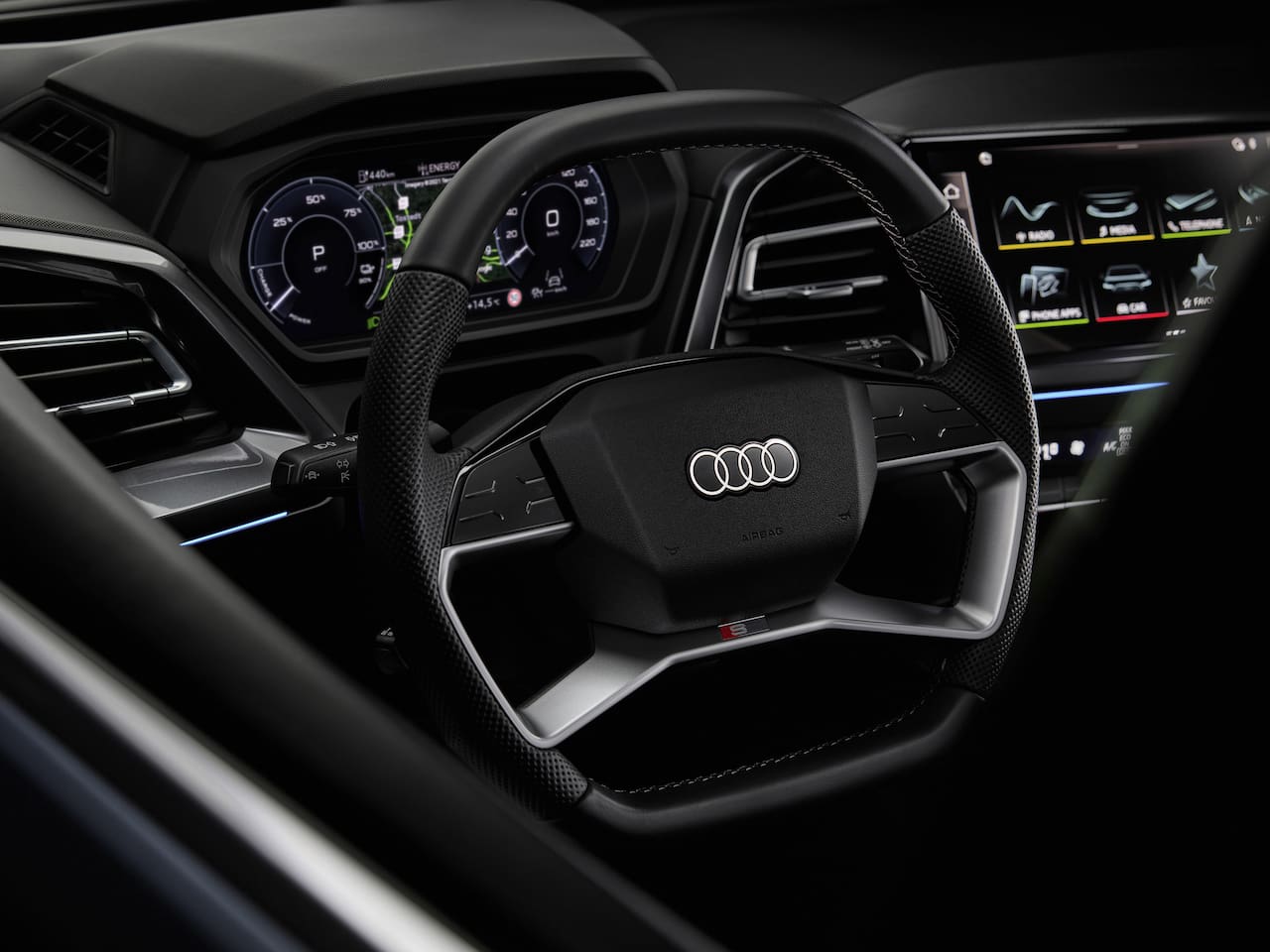 Audi Q4 E Tron Steering Wheel 
