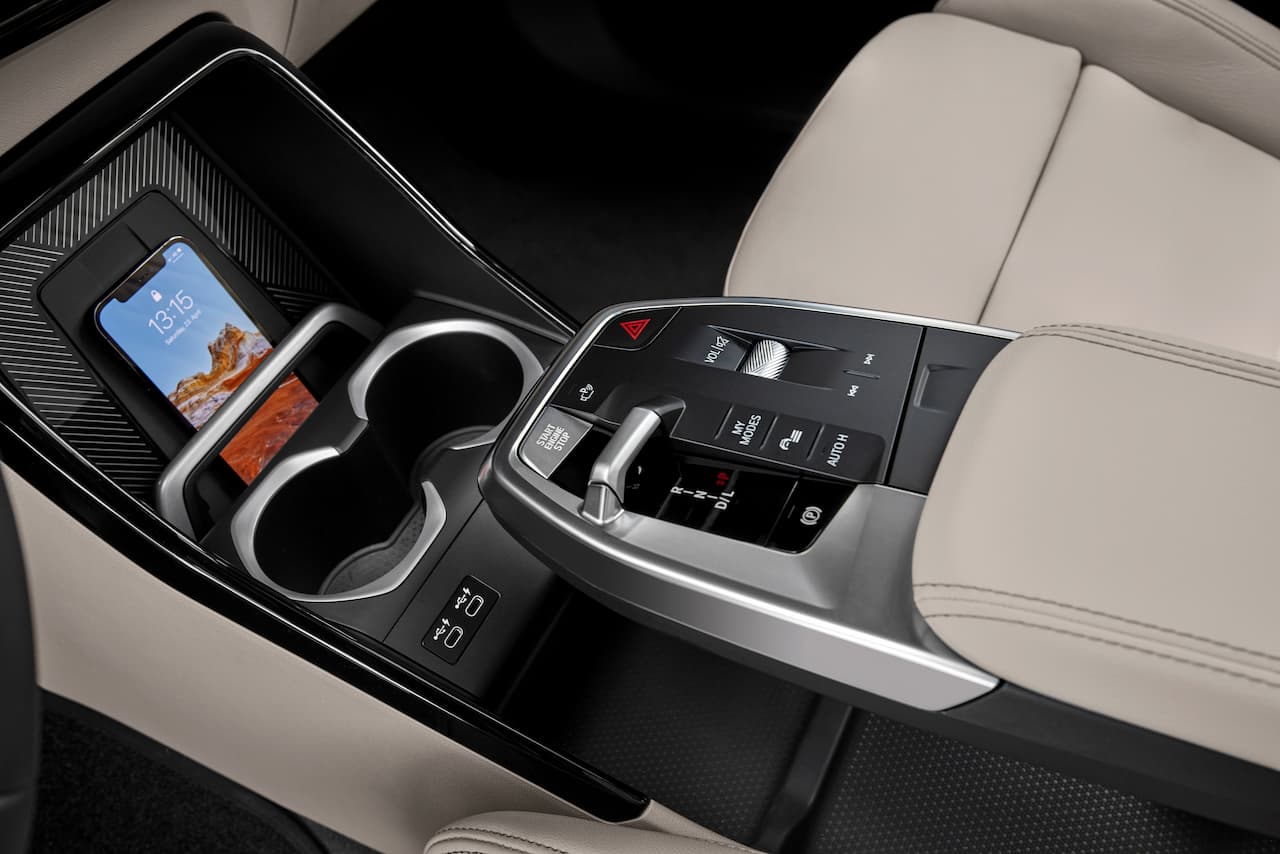 BMW X1 center console