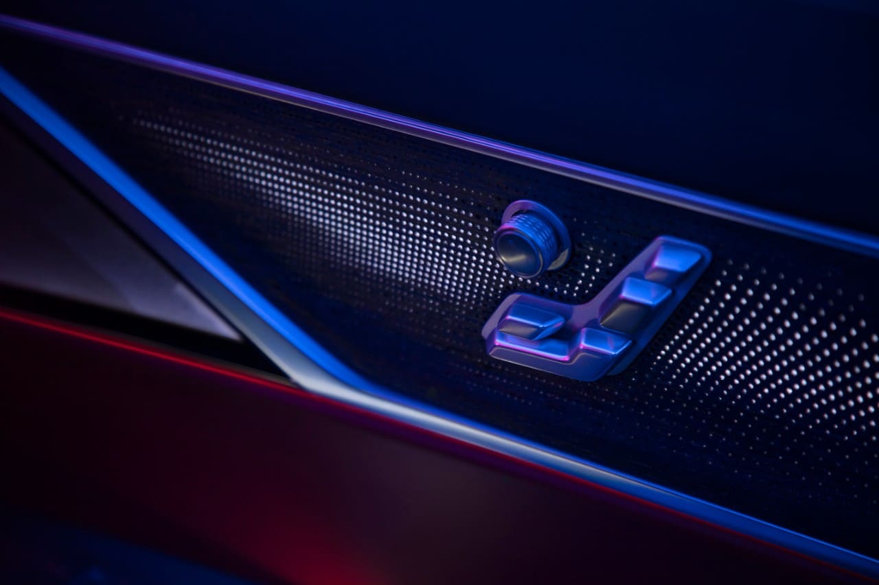 Cadillac Celestiq concept interior door teaser