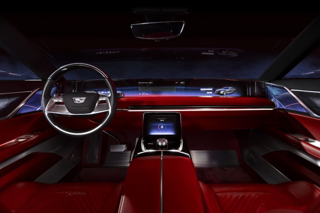 Cadillac Celestiq interior dashboard