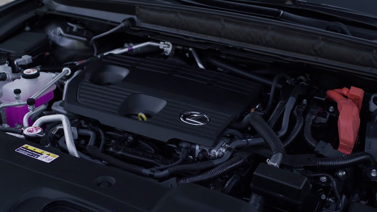 2023 Lexus RX 450h+ plug-in hybrid engine bay