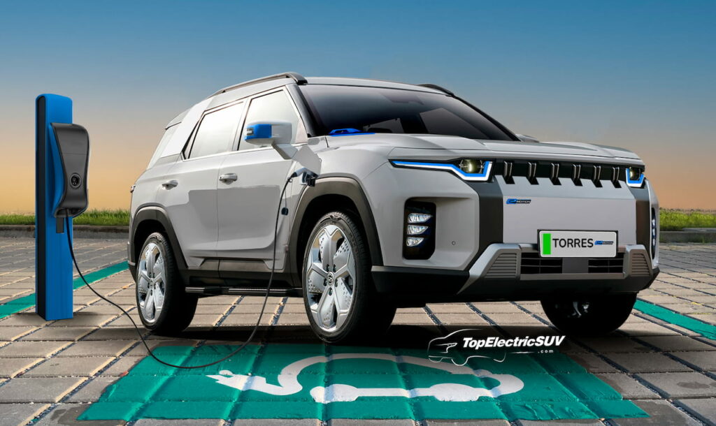 SsangYong Torres Electric rendering (SsangYong Torres e-Motion rendering)