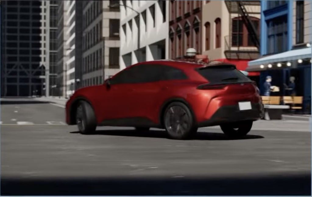 Toyota Crossover EV Concept rear