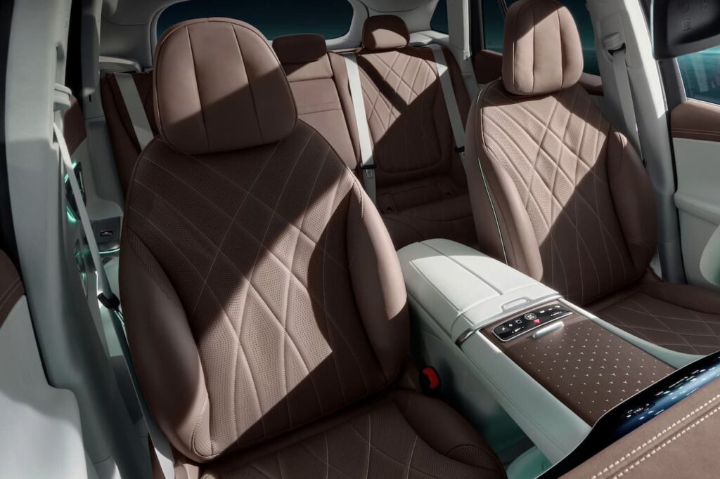 Mercedes EQE SUV interior seats