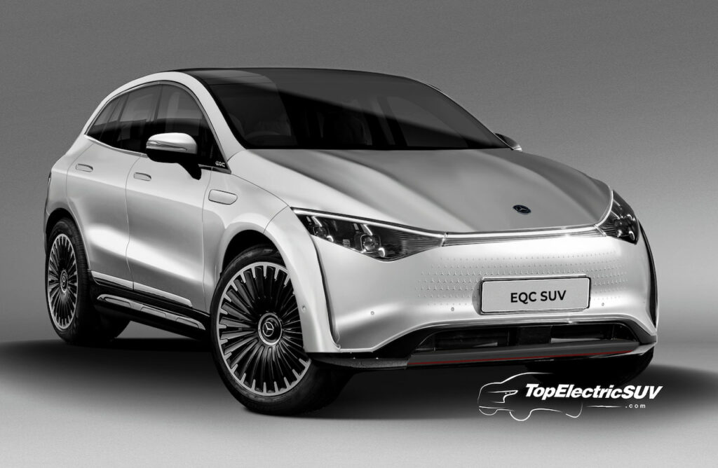 Next-gen 2025 Mercedes EQC SUV render (Mercedes GLC Electric)