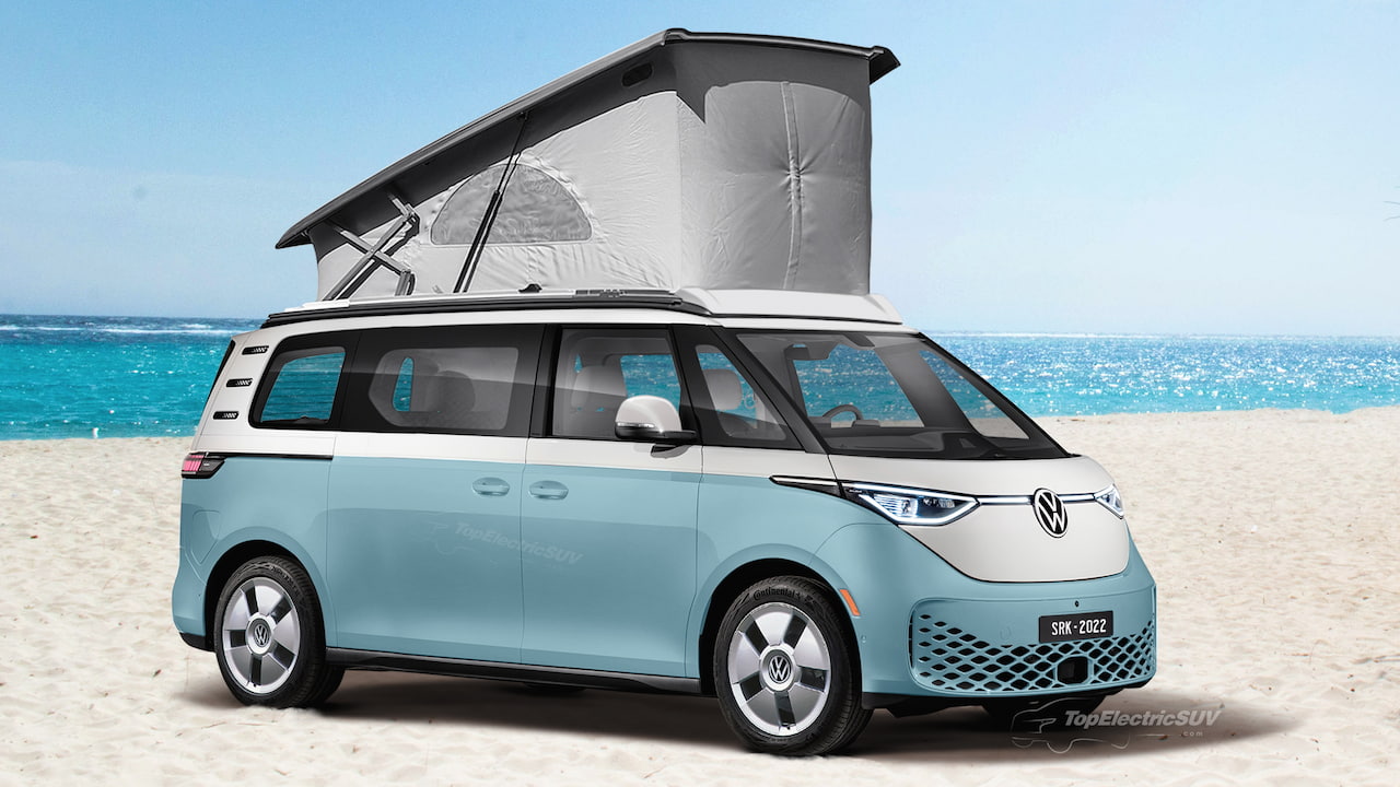 VW ID. California rendering electric campervan
