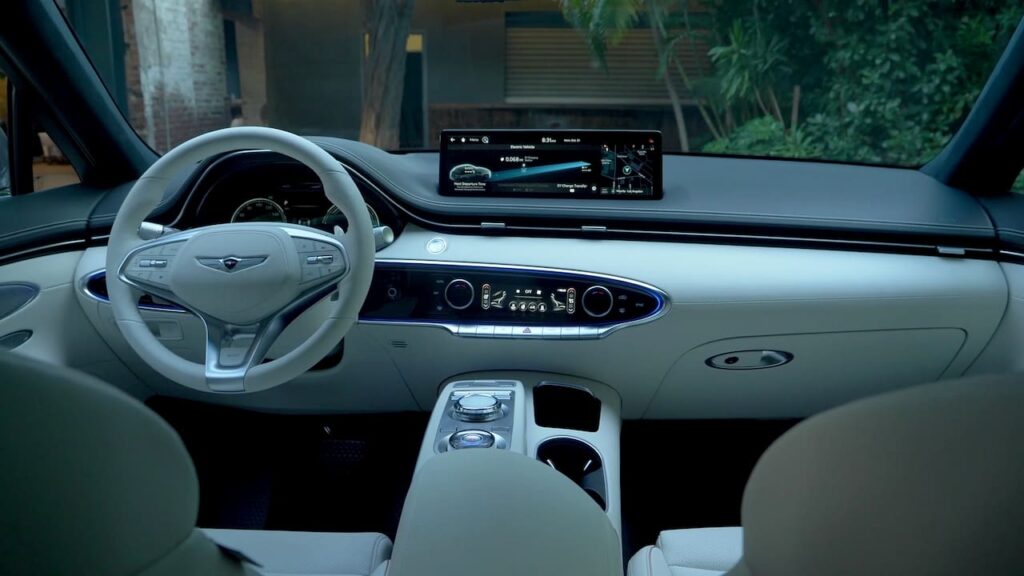 2023 Genesis Electrified GV70 EV interior dashboard