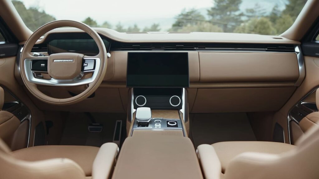 2023 Range Rover interior dashboard