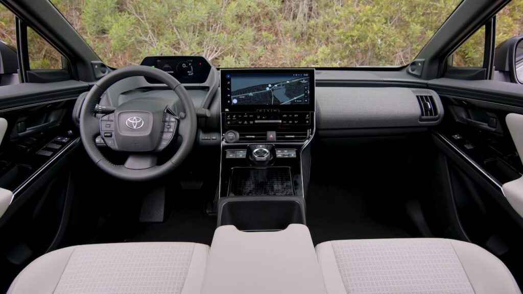 2023 Toyota bZ4X Limited AWD interior dashboard
