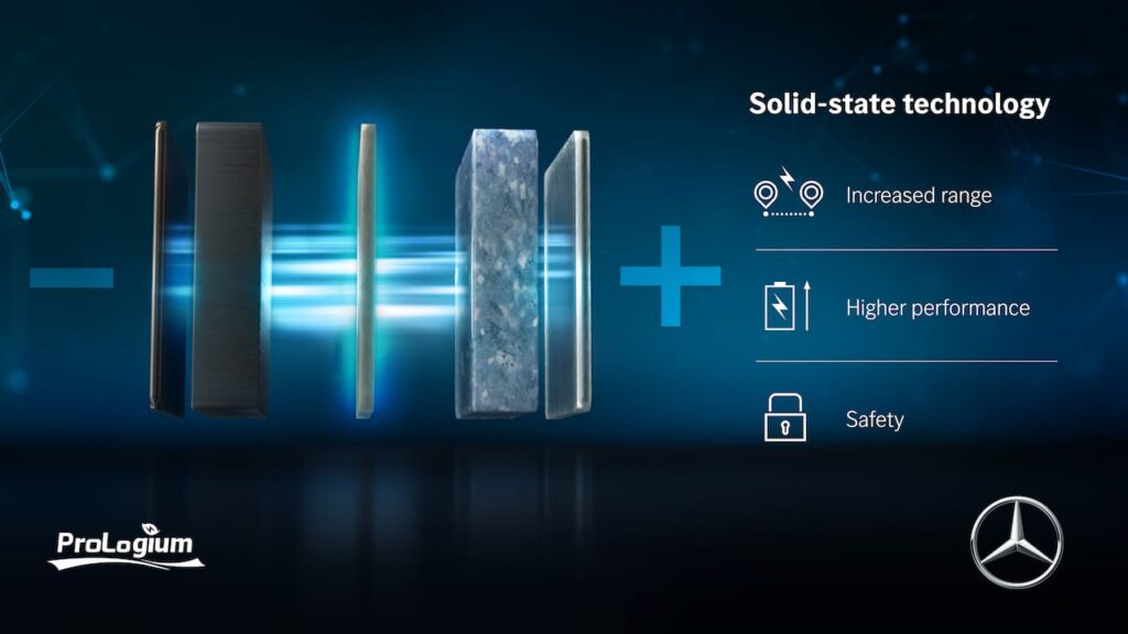 Mercedes-Benz ProLogium solid-state battery cooperation
