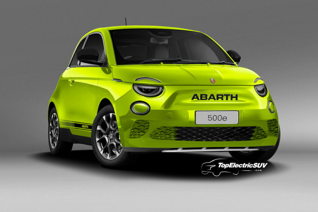 Abarth electric car based on the 500e (Abarth 500 Electric)