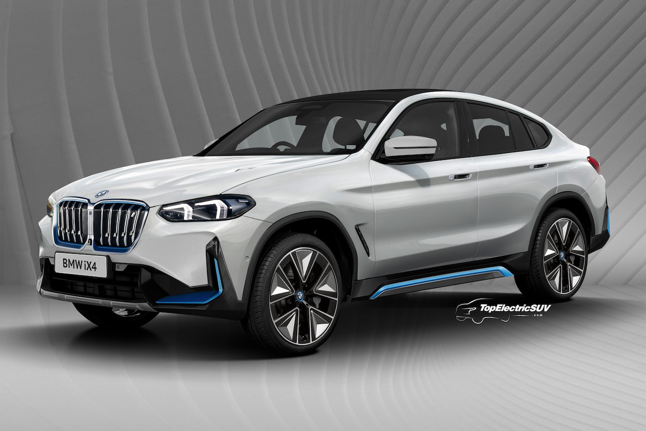 BMW X4 Electric (BMW iX4) rendering
