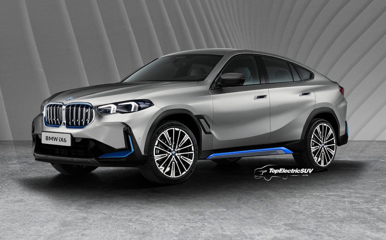 BMW X6 Electric (BMW iX6) rendering
