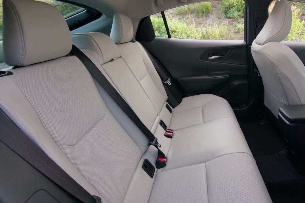 2023 Toyota Prius rear seats