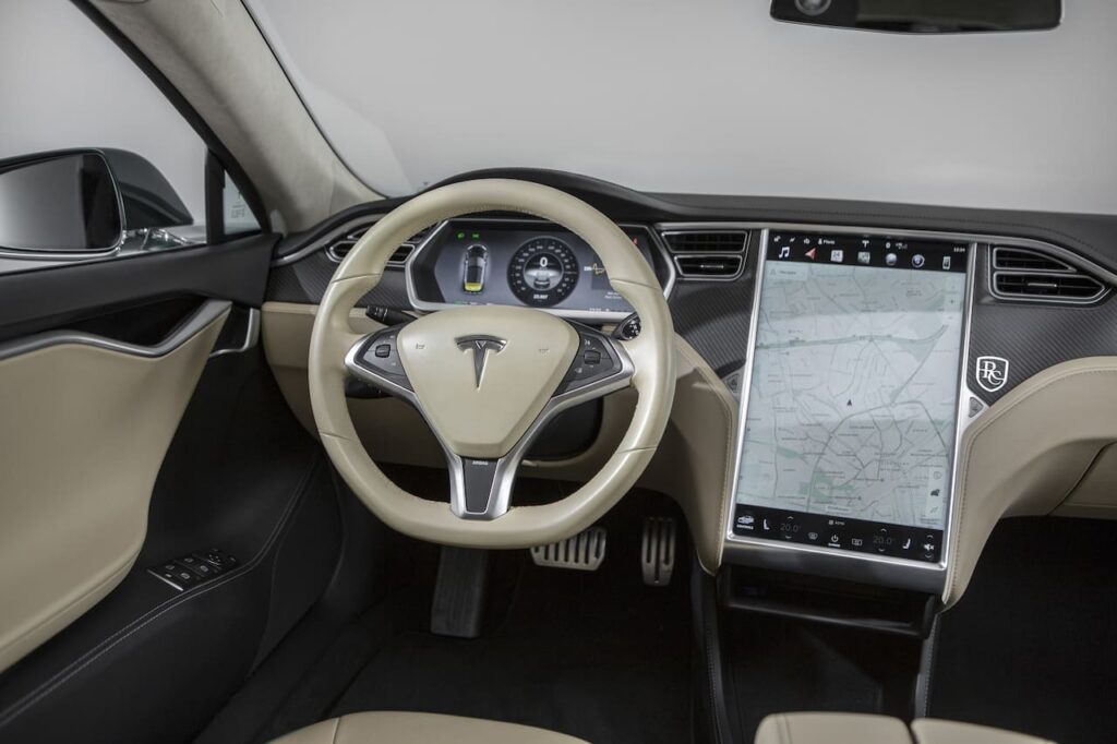 Tesla Model S Shooting Brake (RemetzCar Model SB) interior dashboard