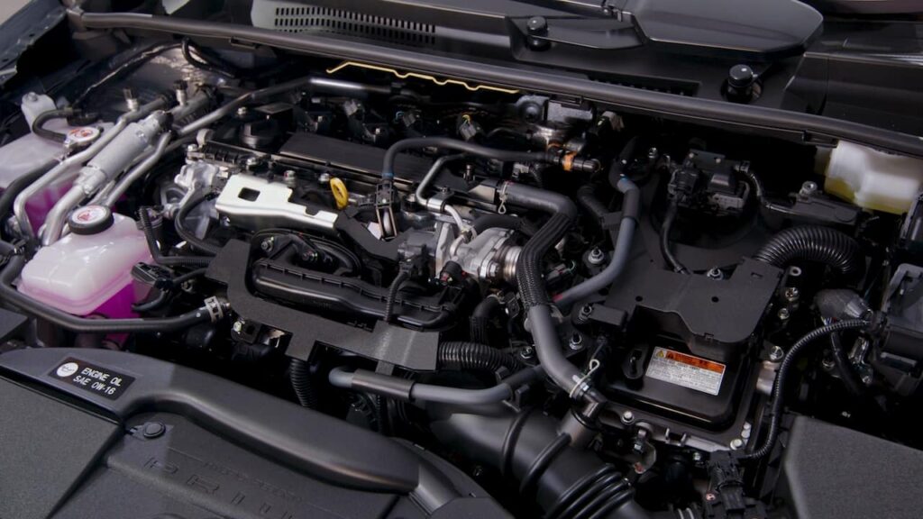 2023 Toyota Prius Prime PHEV engine bay