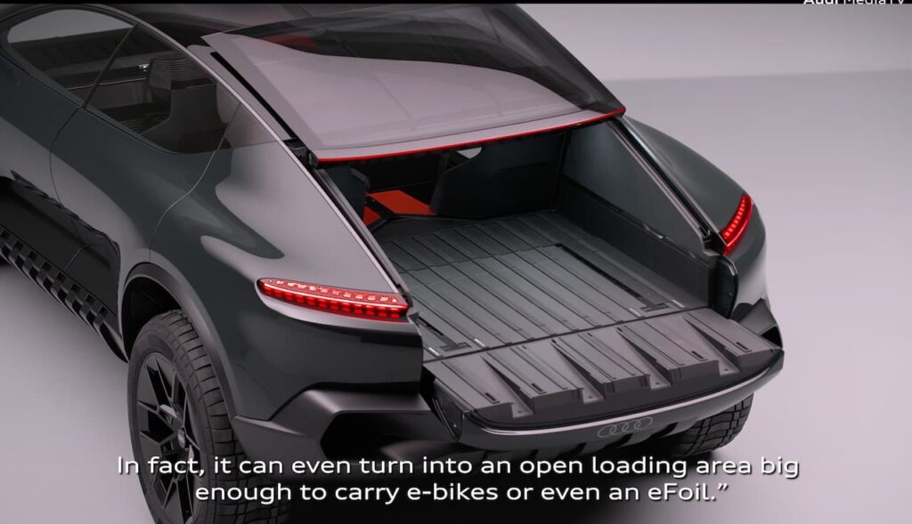Audi Activesphere rear loading bay