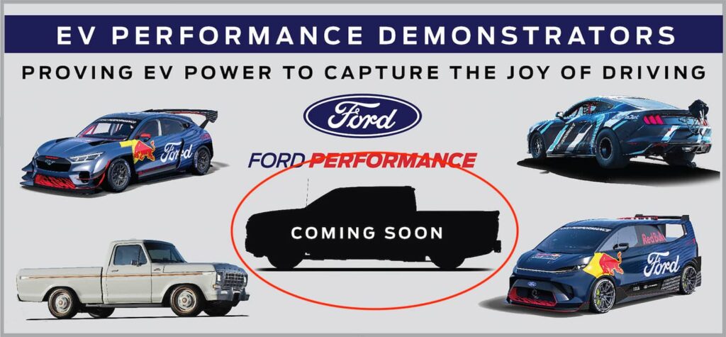 High-performance Ford F-150 Lightning teaser