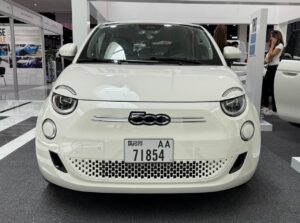 New Fiat 500e Electric front