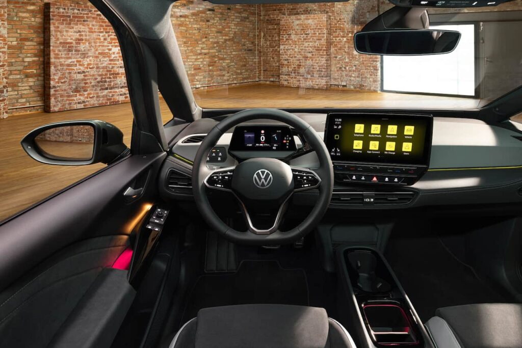 New VW ID.3 facelift interior dashboard