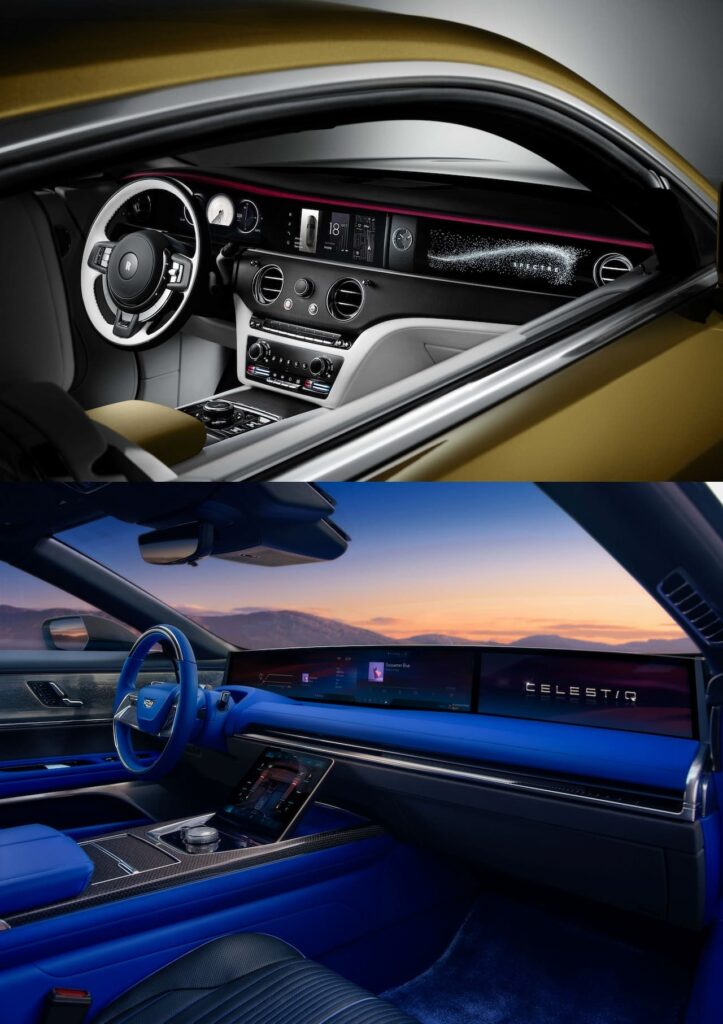 Rolls-Royce Spectre vs Cadillac Celestiq interior