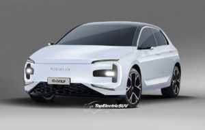 VW ID Golf next-gen e-Golf rendering