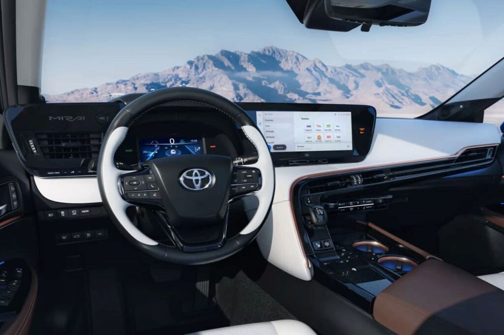 2023 Toyota Mirai interior dashboard