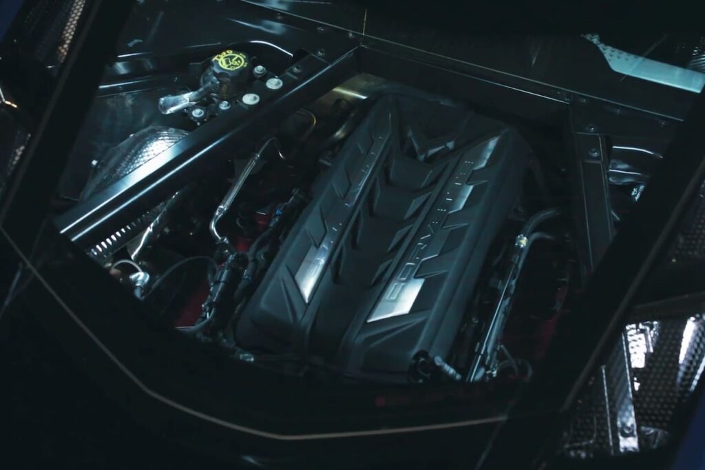2024 Chevrolet Corvette Hybrid E-Ray engine bay