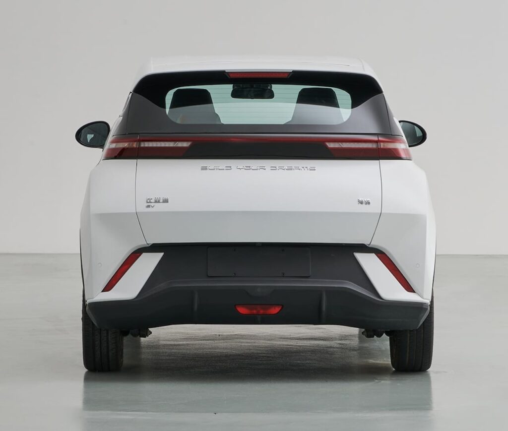 BYD Seagull rear leaked image