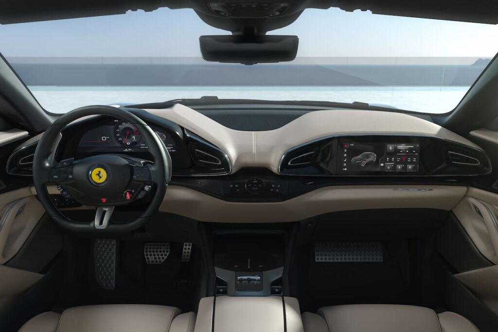 Ferrari Purosangue interior dashboard