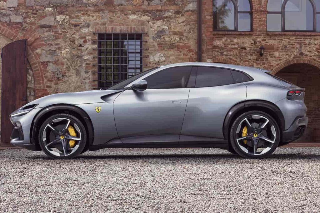 Ferrari Purosangue side profile
